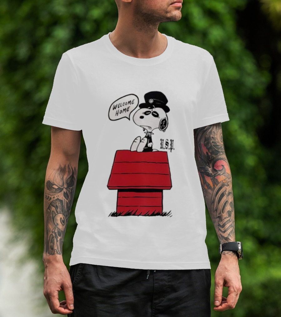 Welcome Home Snoopy Houston Peanuts Collaboration T-Shirt