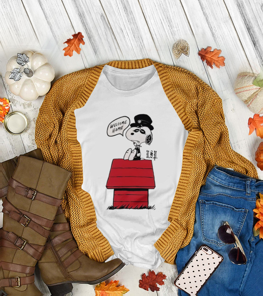 Welcome Home Snoopy Houston Peanuts Collaboration T-Shirt
