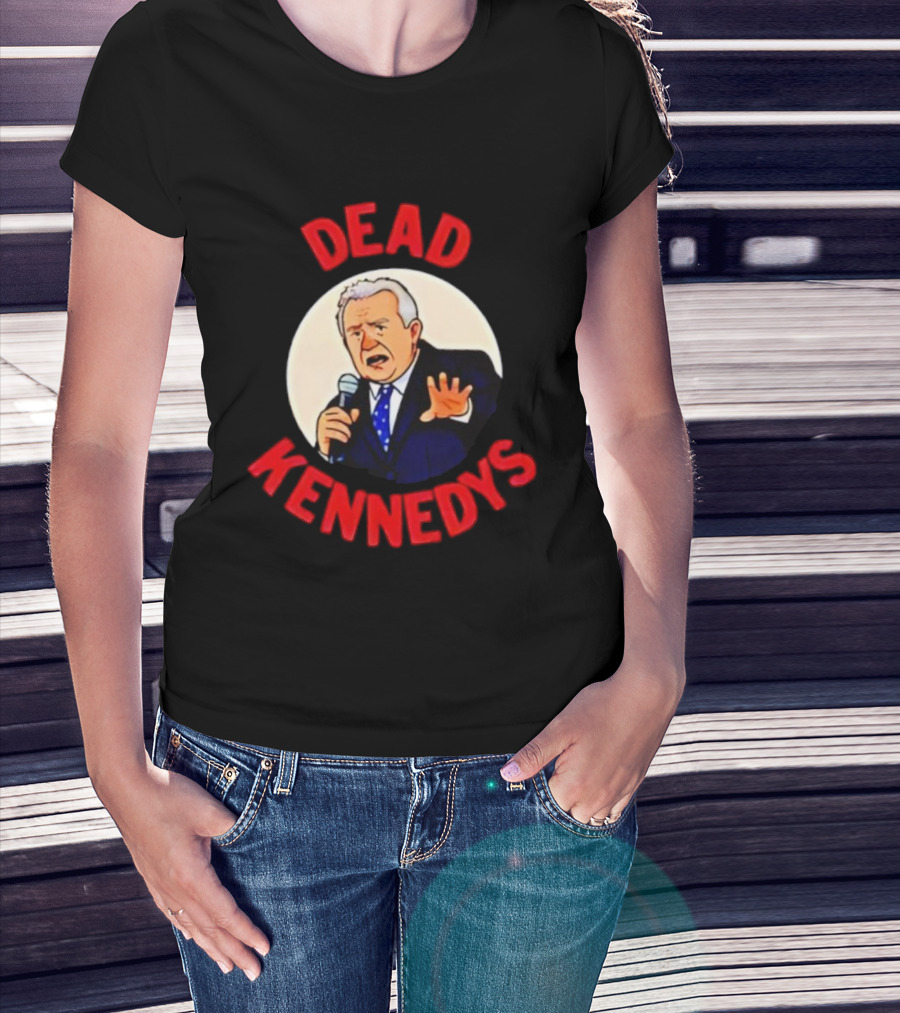 Dead Kennedys Political Parody Microphone Illustration T-Shirt