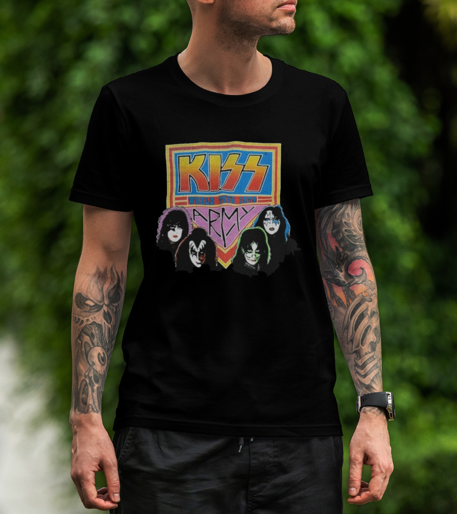 Kiss World Tour 1979 Army Klassics T-Shirt