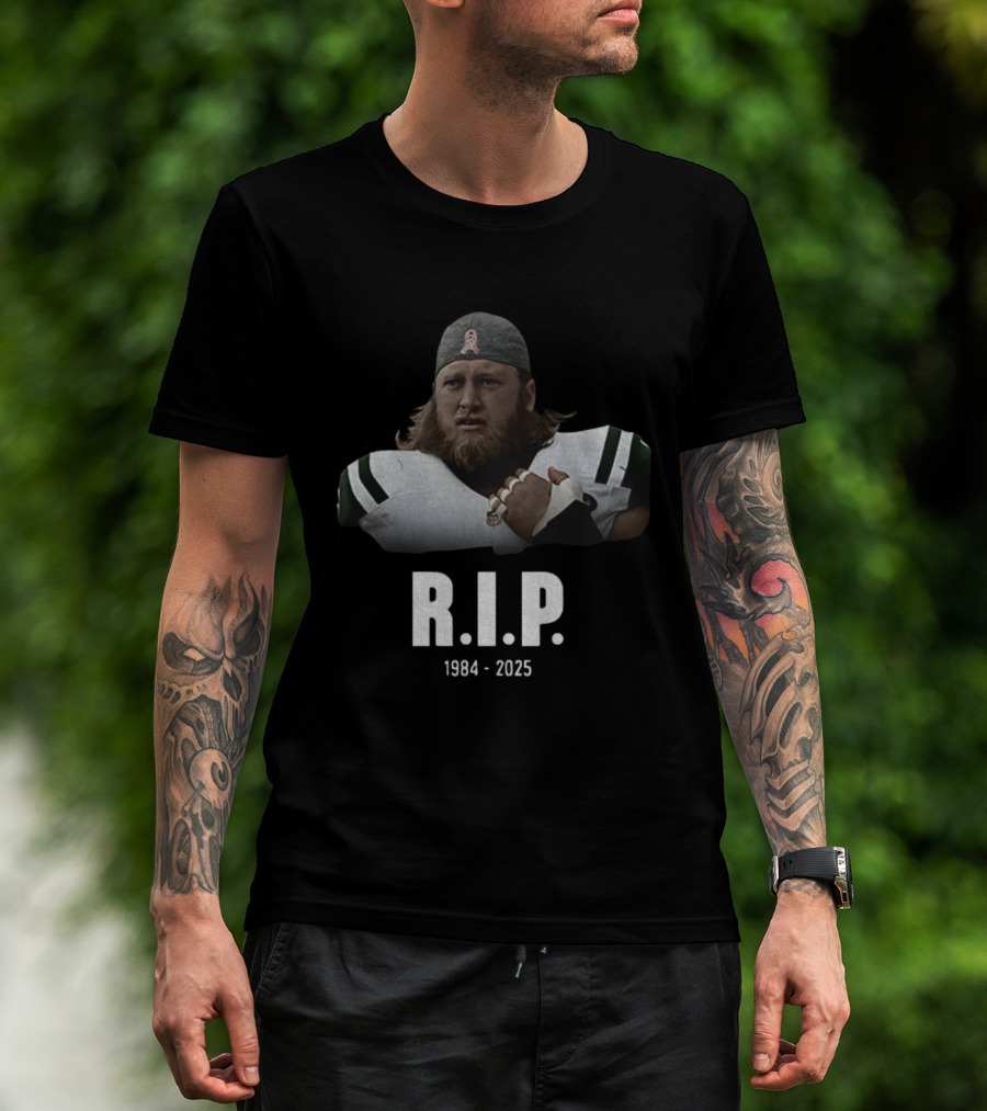 Nick Mangold New York Jets NFL R.I.P. 1984-2025 Legends Never Die T-Shirt