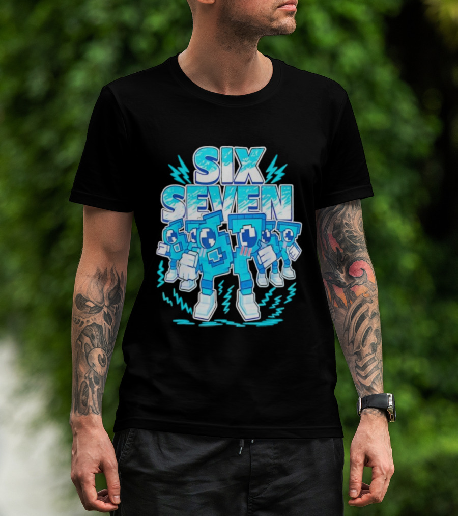 Six Seven Meme 67 Italian Brainrot Birthday T-Shirt
