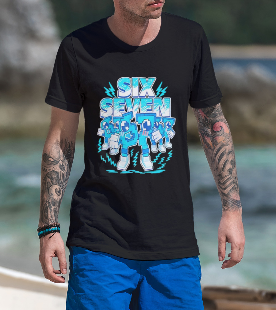 Six Seven Meme 67 Italian Brainrot Birthday T-Shirt