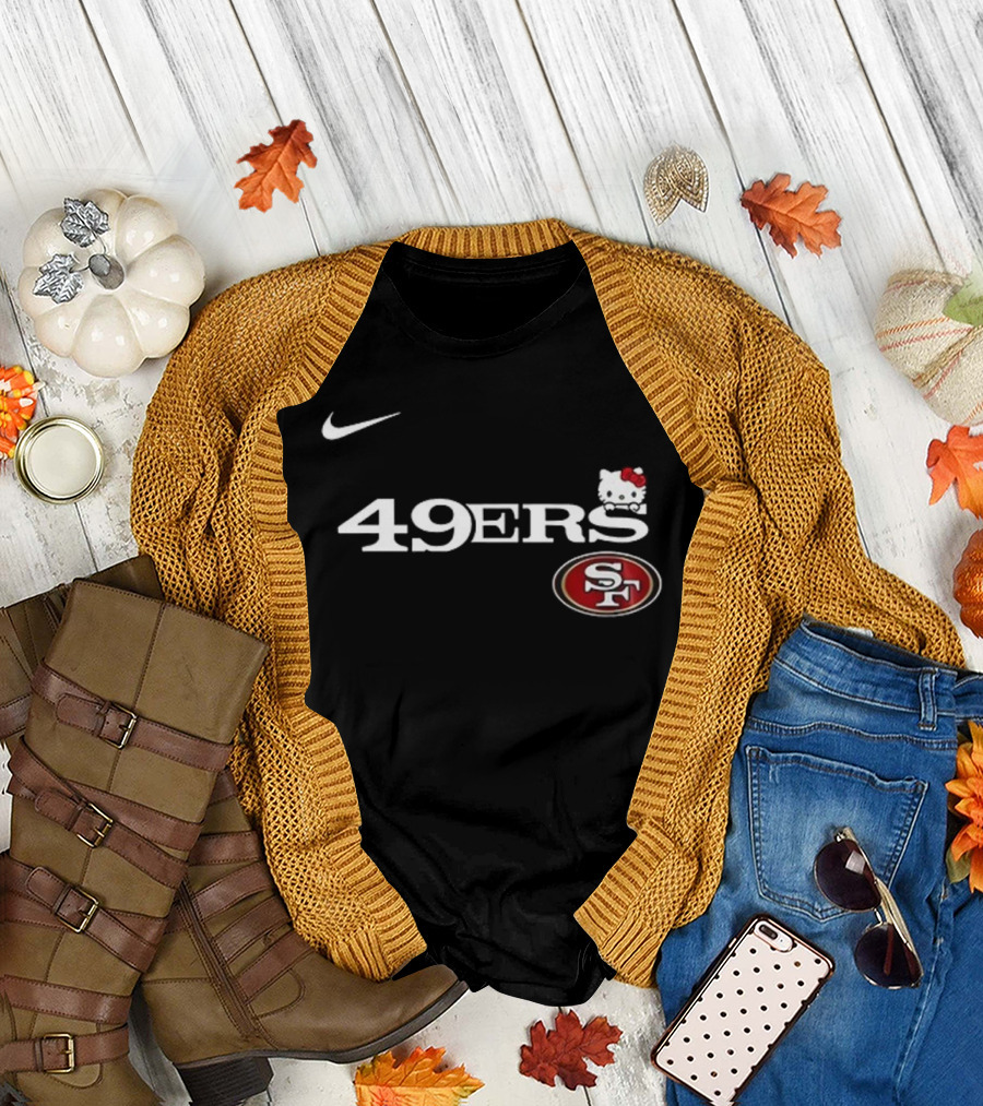 Nike San Francisco 49ers Hello Kitty SF Collaboration 2025 T-Shirt