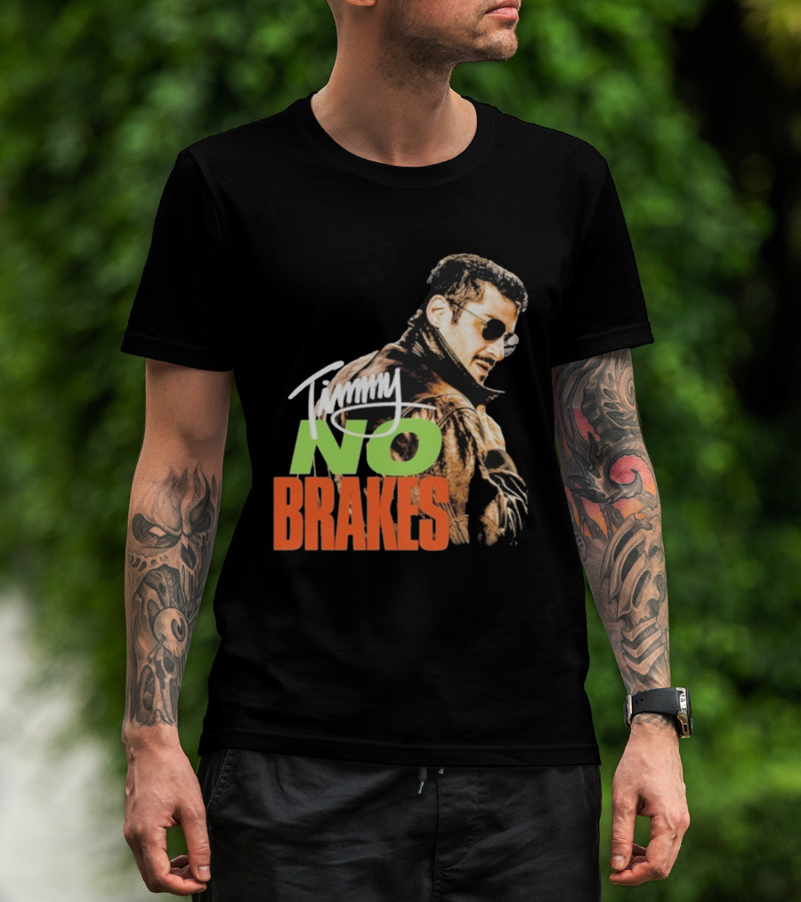 Timmy No Brakes Racing Jacket Sunglasses Style T-Shirt