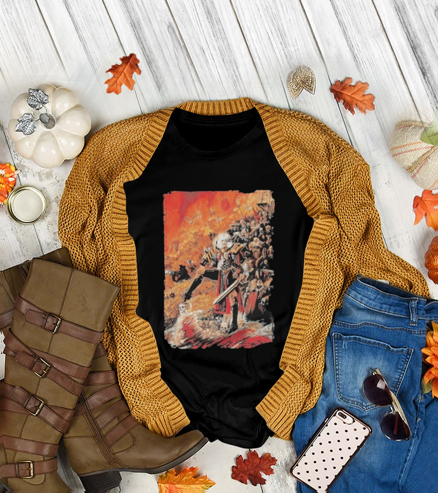 Warhammer Grimdark Canoness Veridyan Battle Scene Fantasy Artwork T-Shirt