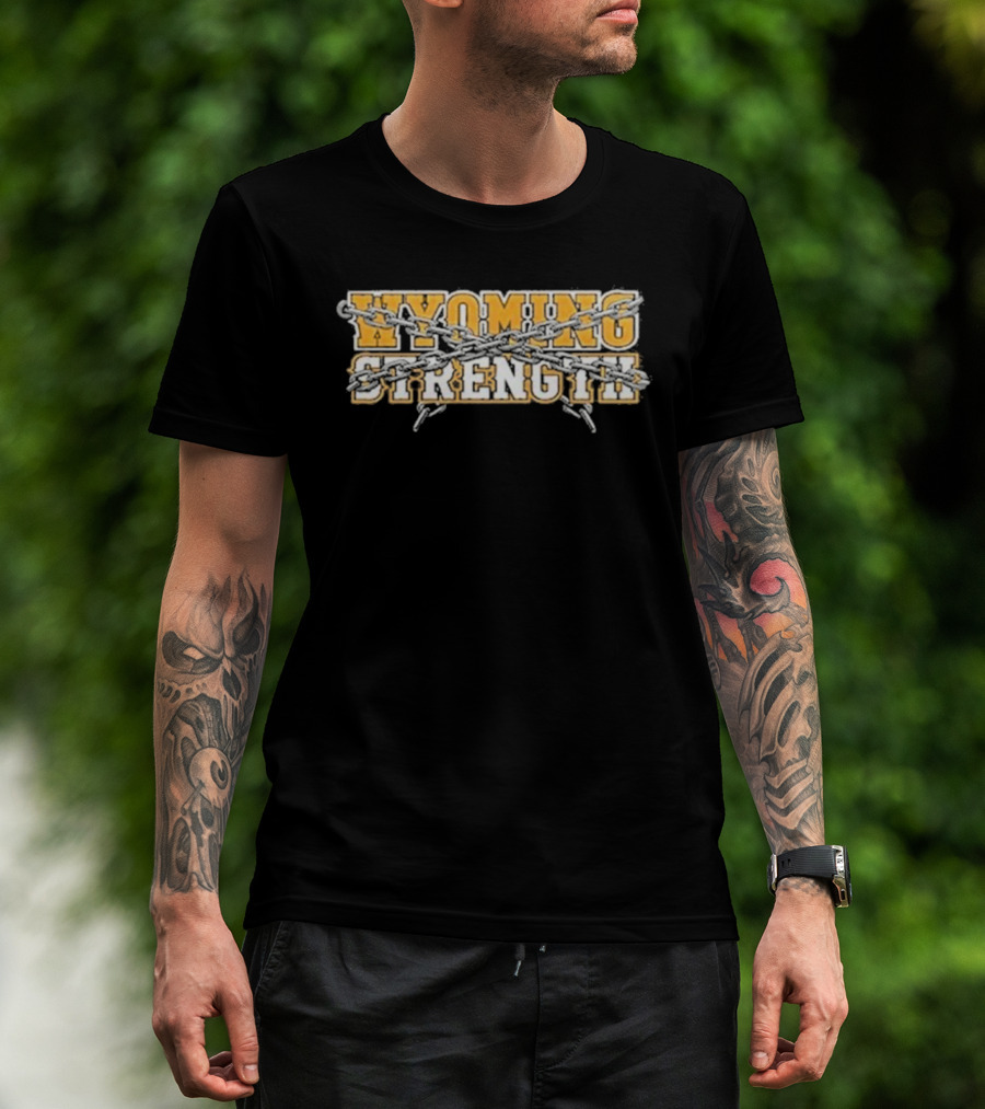 Wyoming Cowboys Strength Football Team Matchday T-Shirt