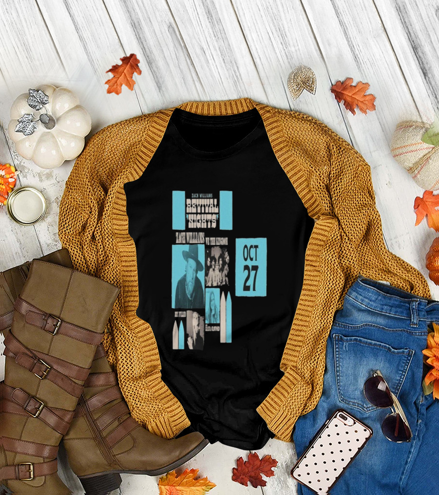 Zach Williams We The Kingdom Revival Nights Red Rocks Oct 27 2025 T-Shirt