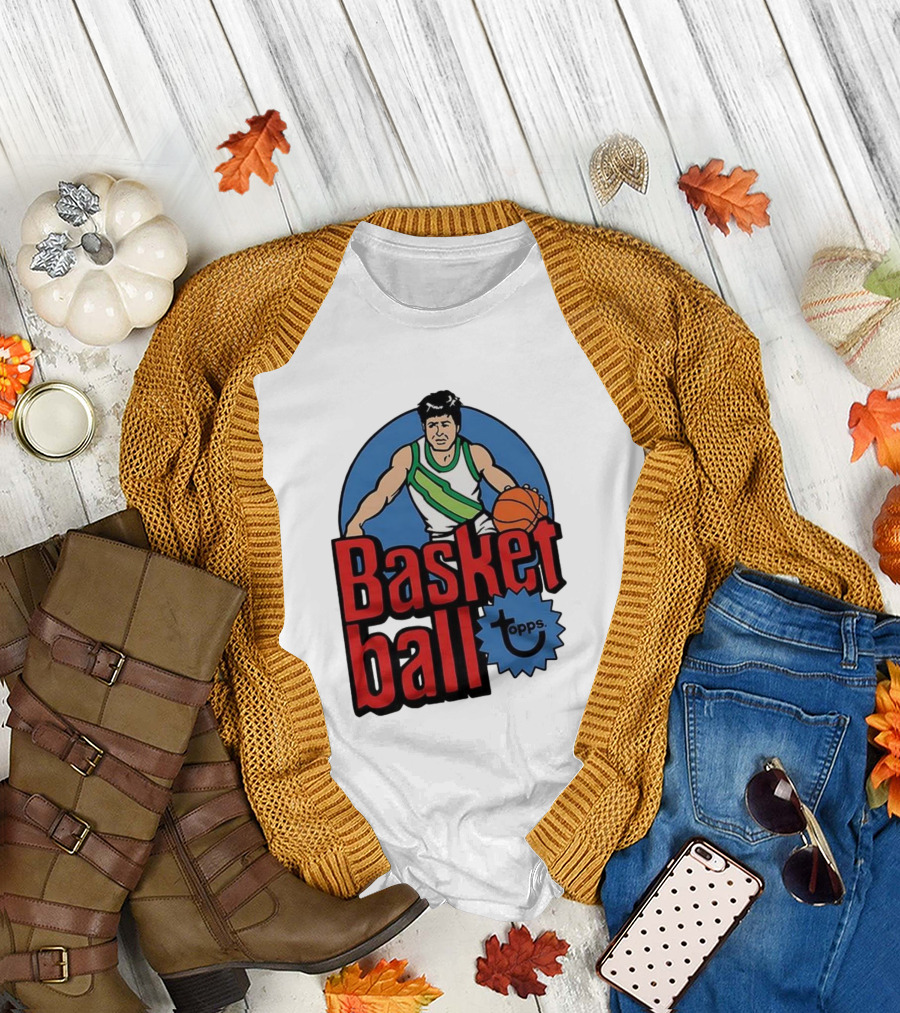 Topps Basketball 1978 Vintage Picture Cards Retro Style T-Shirt
