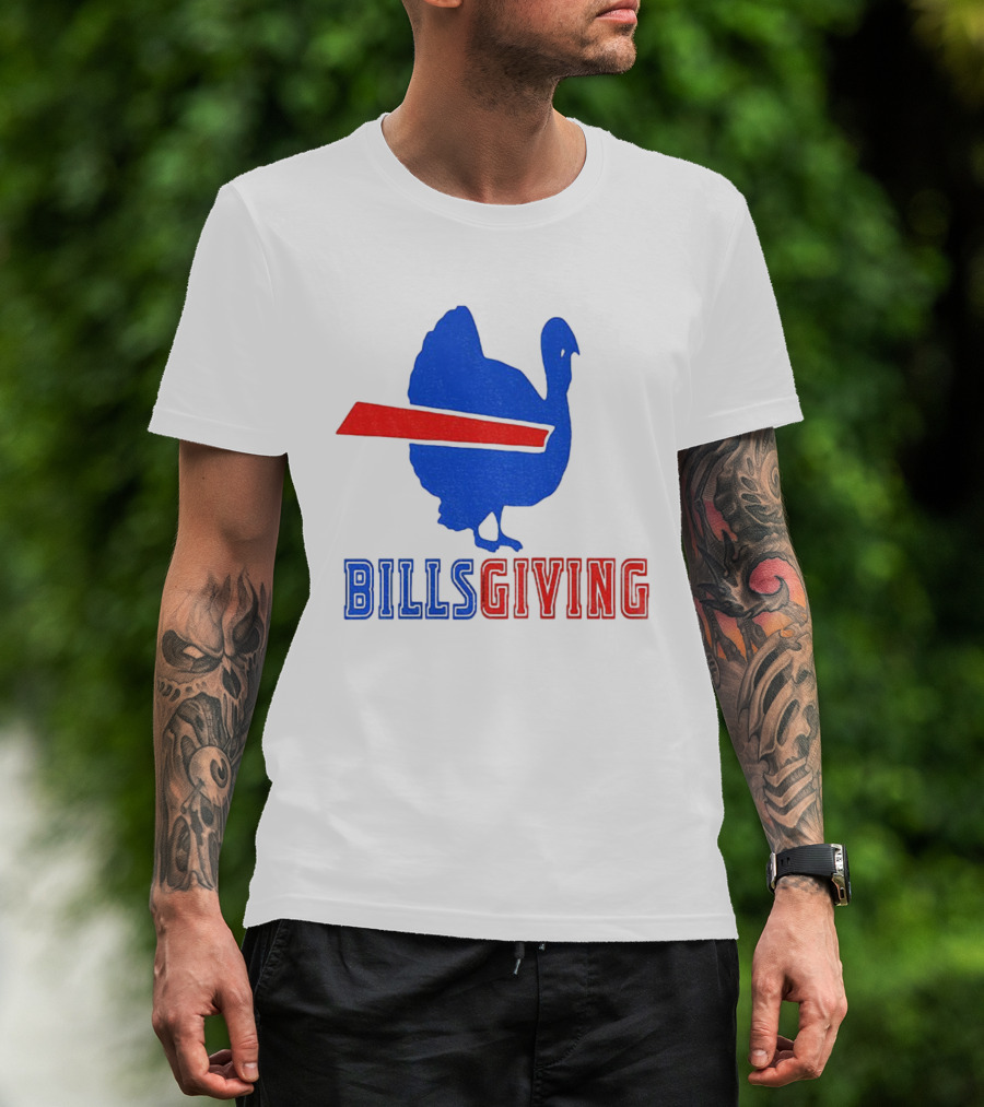 Billsgiving 2025 Turkey Buffalo Bills Thanksgiving NFL Football T-Shirt