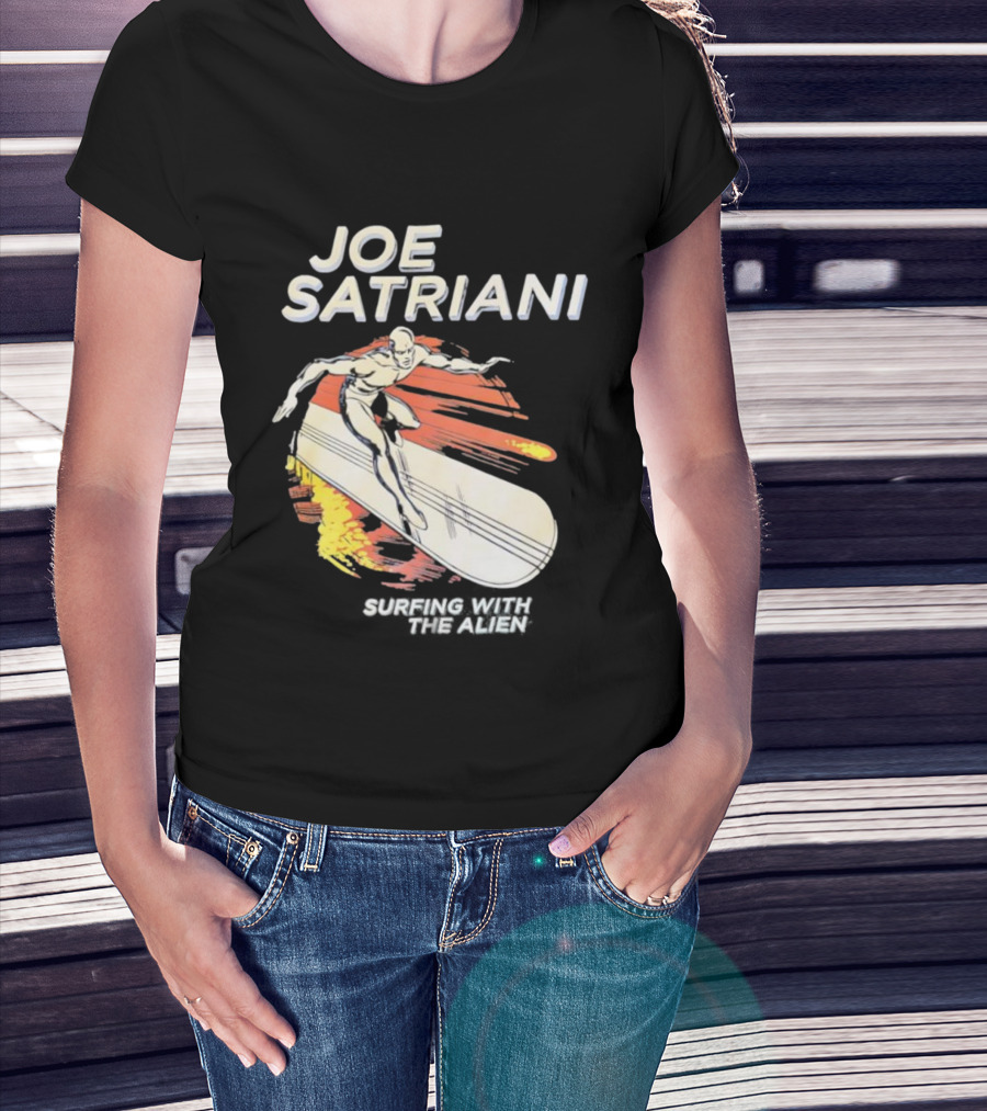 Joe Satriani Surfing With The Alien Cover Art T-Shirt