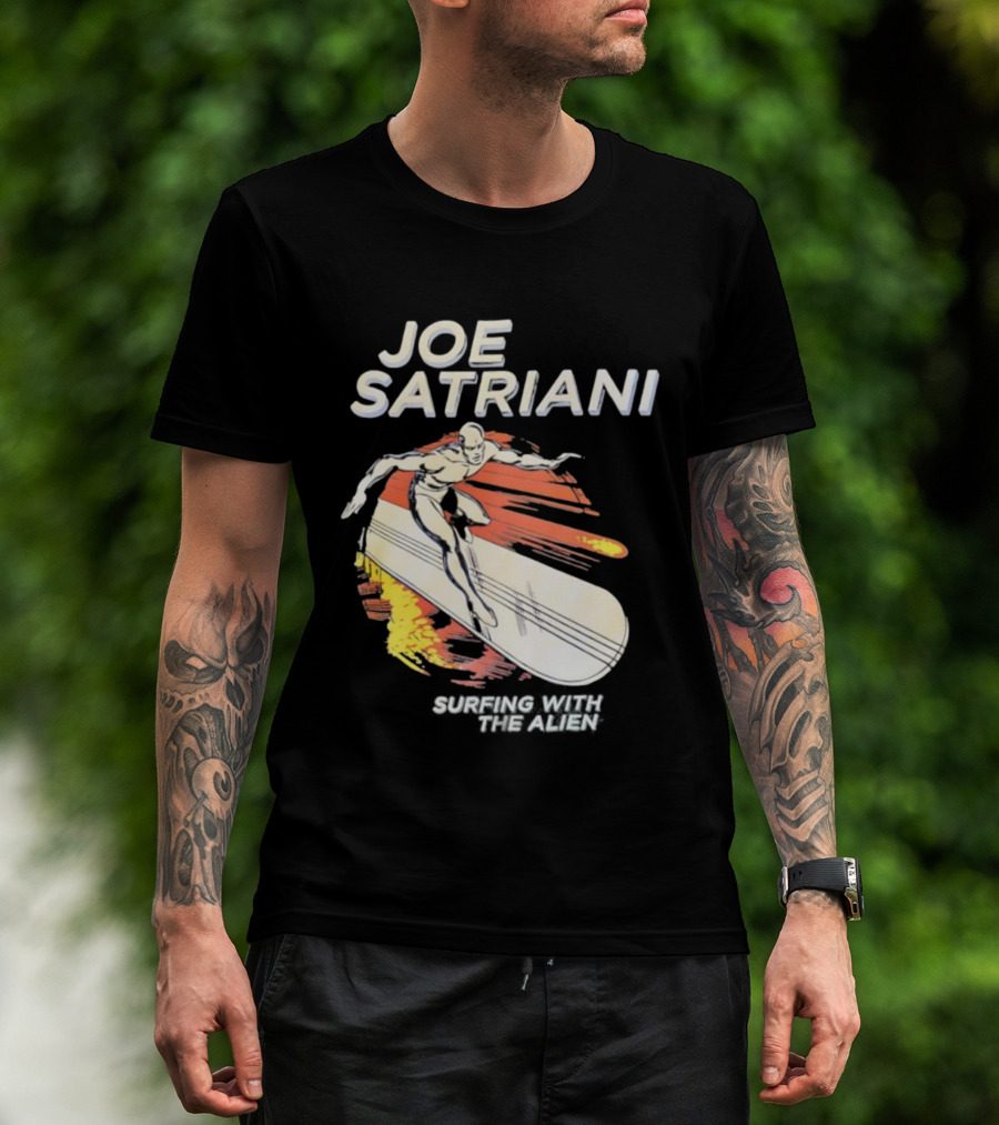 Joe Satriani Surfing With The Alien Cover Art T-Shirt