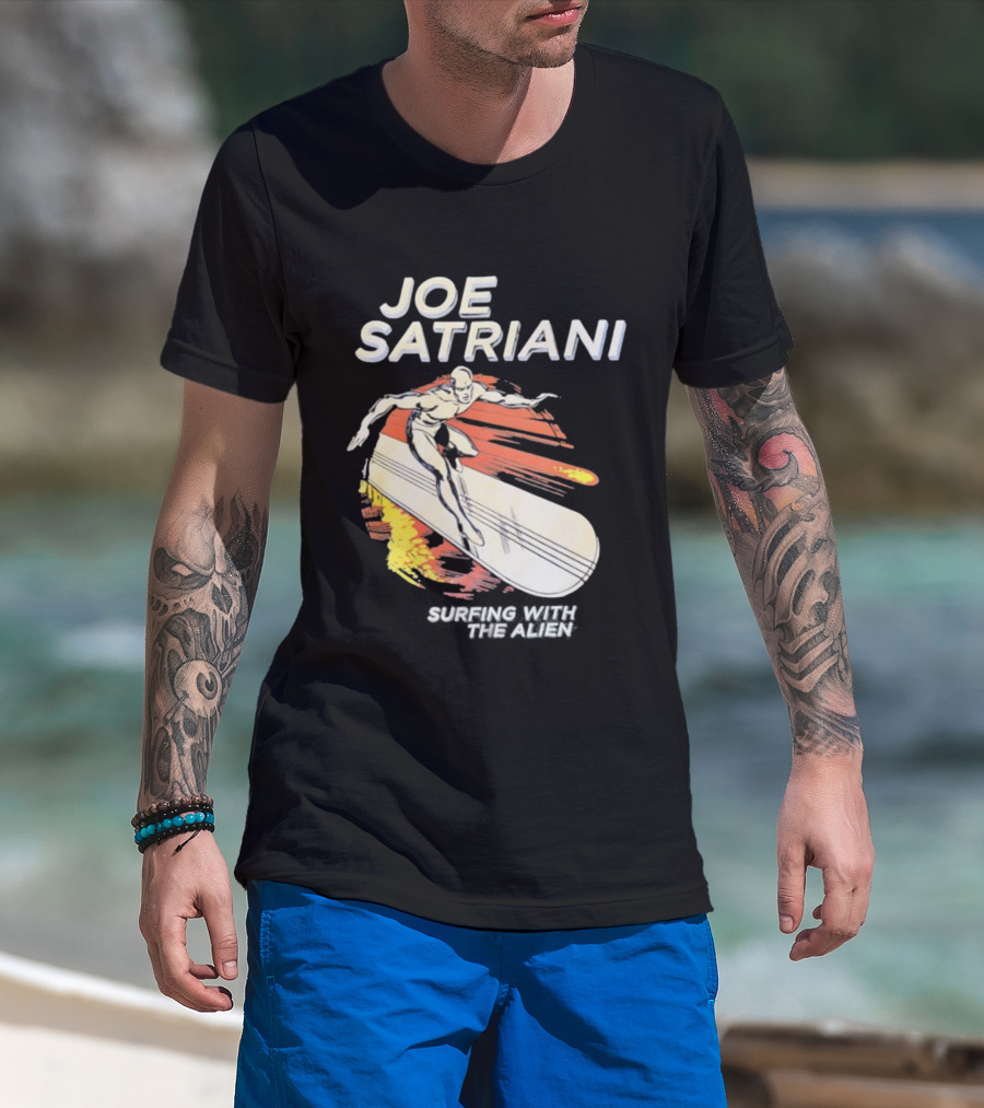Joe Satriani Surfing With The Alien Cover Art T-Shirt