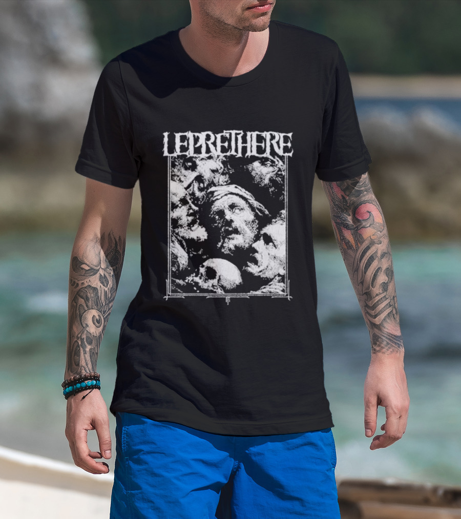 Leprethere Skull Vintage Style No Future T-Shirt