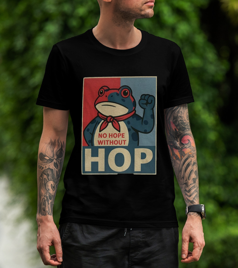 No Hope Without Hop Frog Resist Portland Anti Trump Anti Fascism T-Shirt