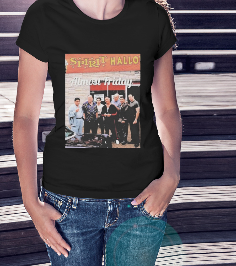 Almost Friday Sopranos Spirit Halloween Italian Eatery T-Shirt