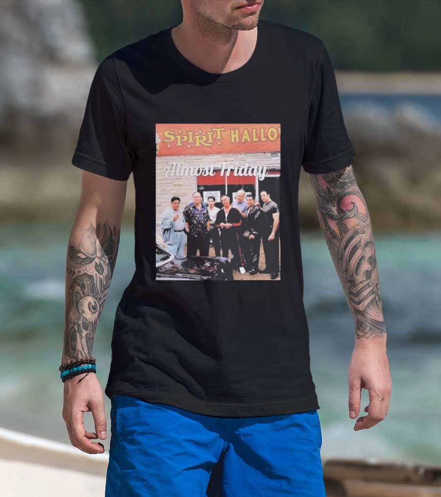 Almost Friday Sopranos Spirit Halloween Italian Eatery T-Shirt