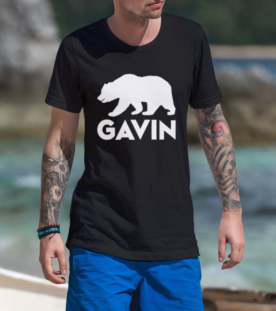 Gavin Newsom Bear California Symbol T-Shirt