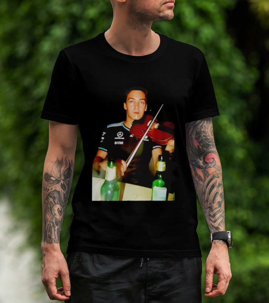 Mercedes George Russell Violin UBS Racing Team T-Shirt