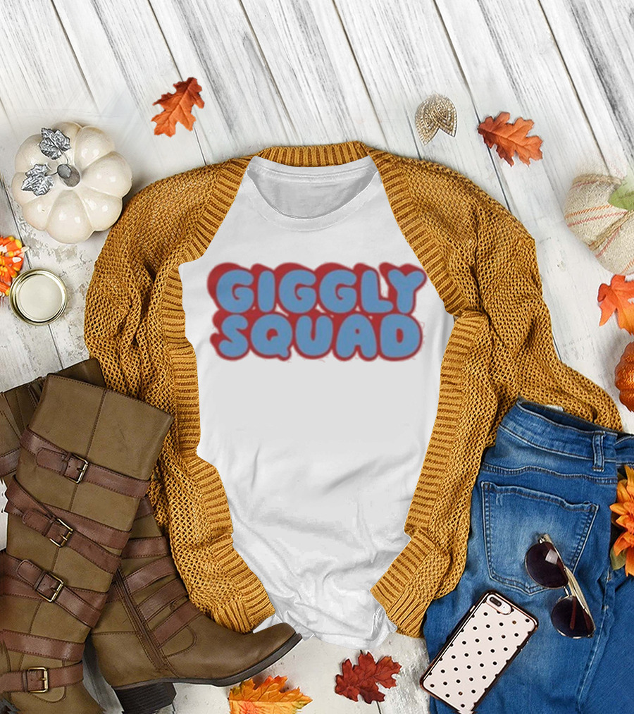 Giggly Squad Bubble Text T-Shirt