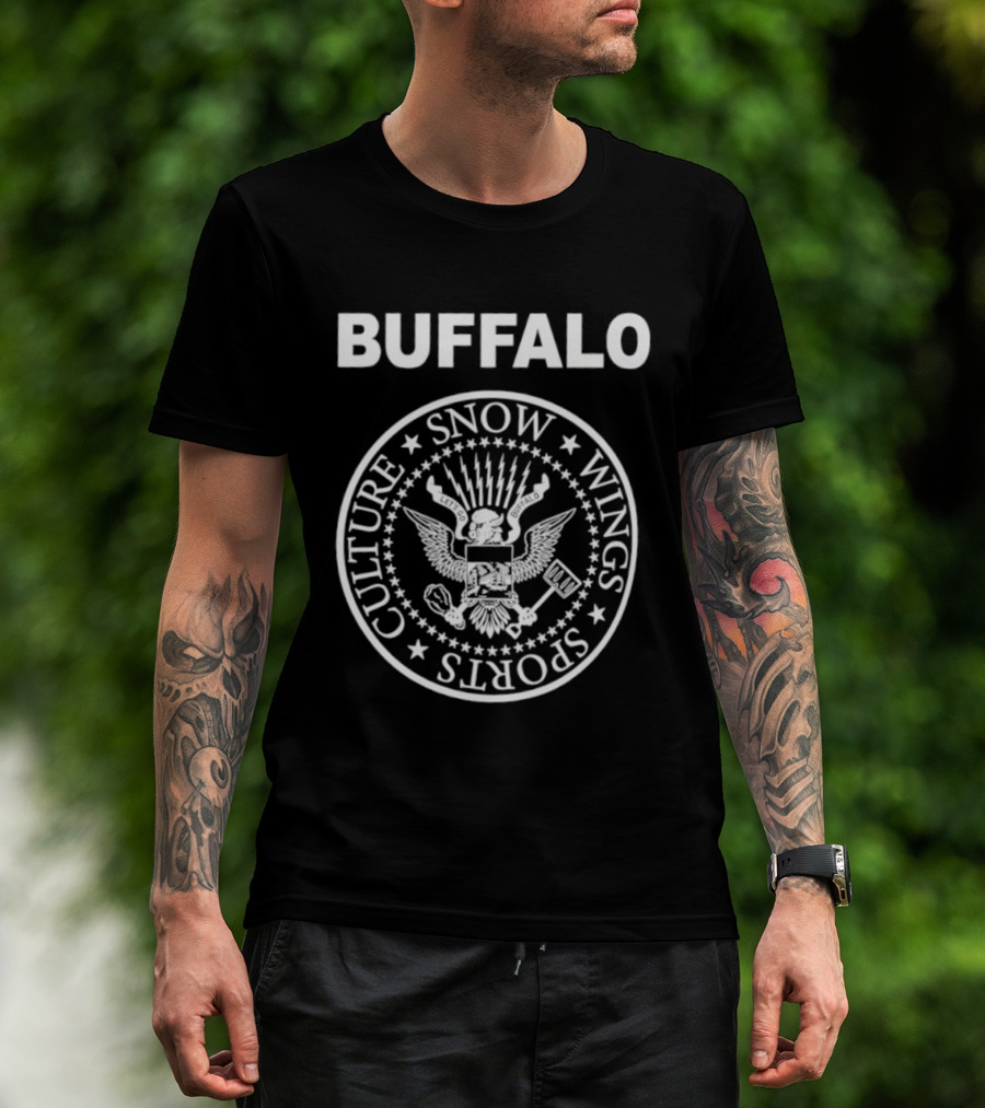 Buffalo Snow Wings Sports Culture Seal T-Shirt