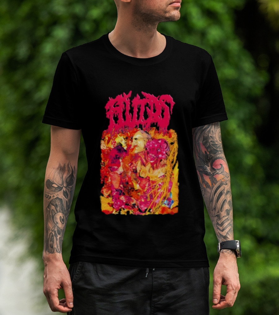 Fluids Ignorance Exalted Surreal Horror Illustration T-Shirt