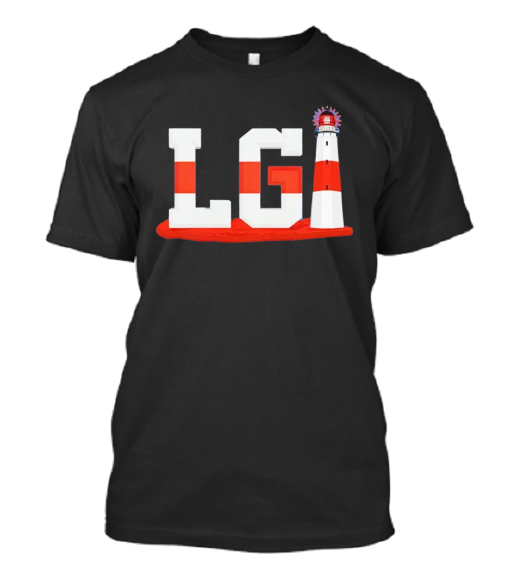 LGI Let's Go Islanders Lighthouse Emblem T-Shirt