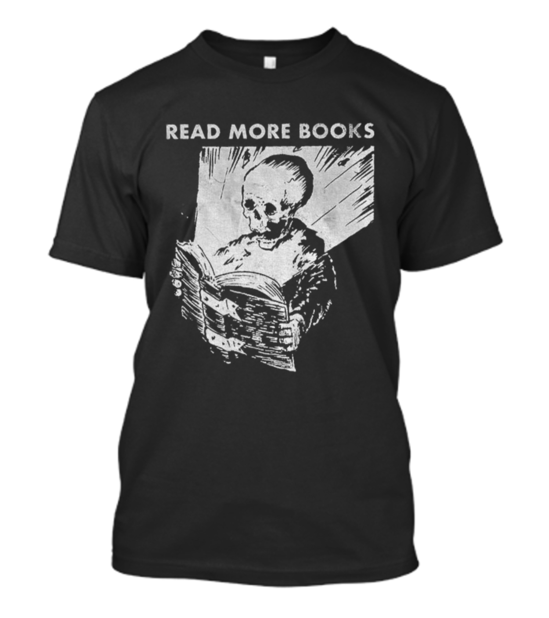 Read More Books Skeleton Vintage Style T-Shirt