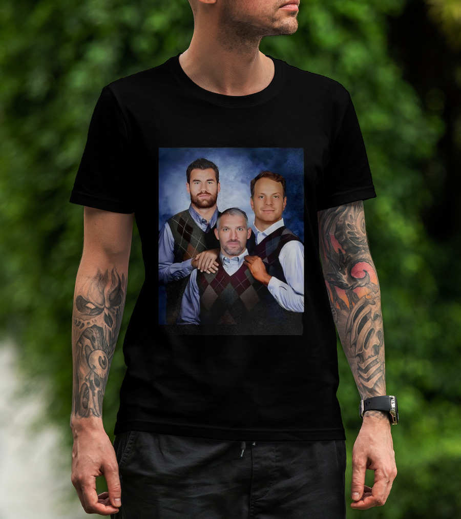 Alexander Ovechkin Tom Wilson John Carlson Step Brothers Portrait T-Shirt