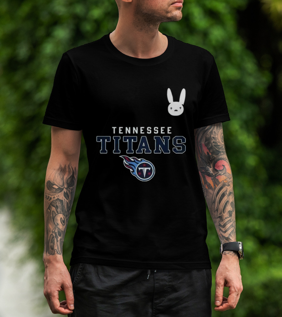 Tennessee Titans Bad Bunny DTMF Collaboration T-Shirt