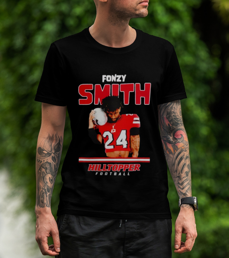 Fonzy Smith 24 Western Kentucky Hilltopper Football T-Shirt
