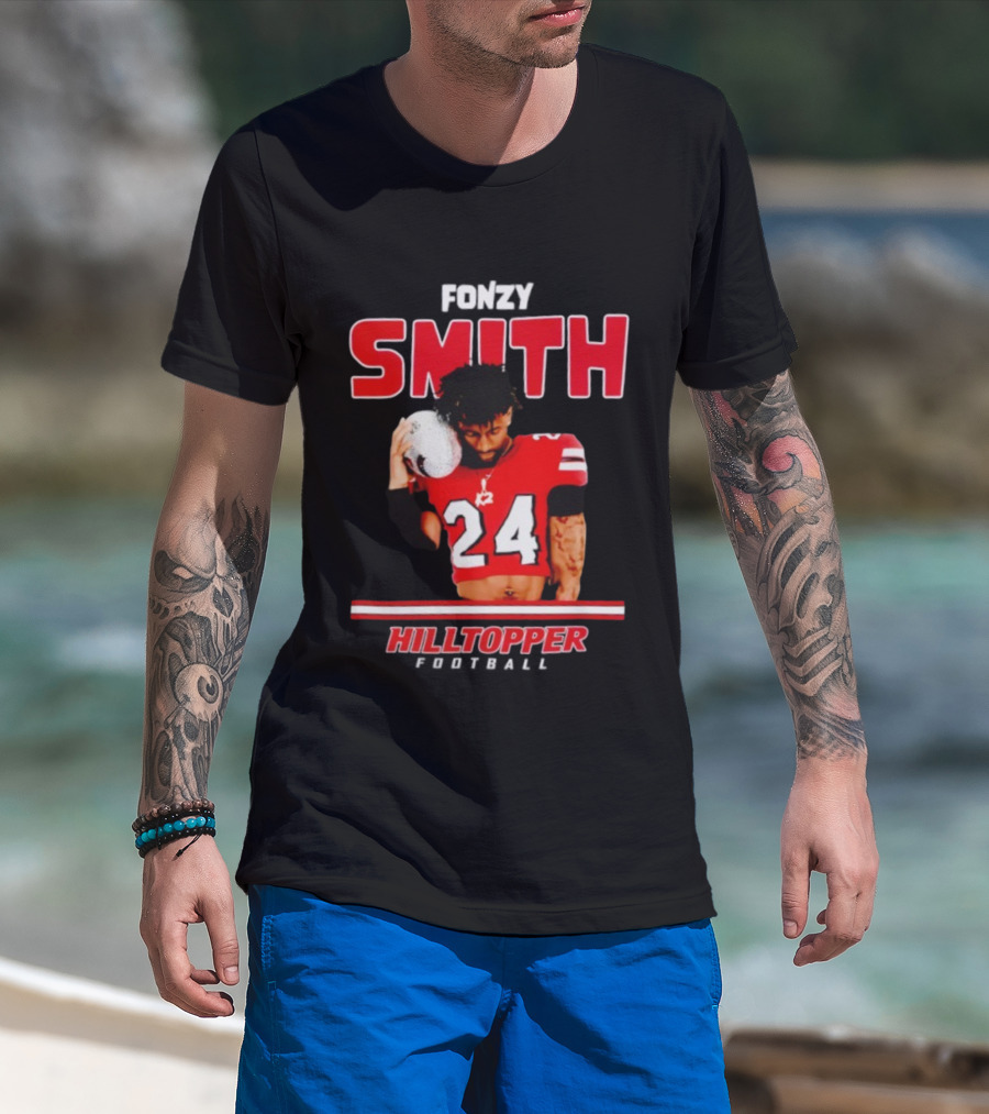 Fonzy Smith 24 Western Kentucky Hilltopper Football T-Shirt