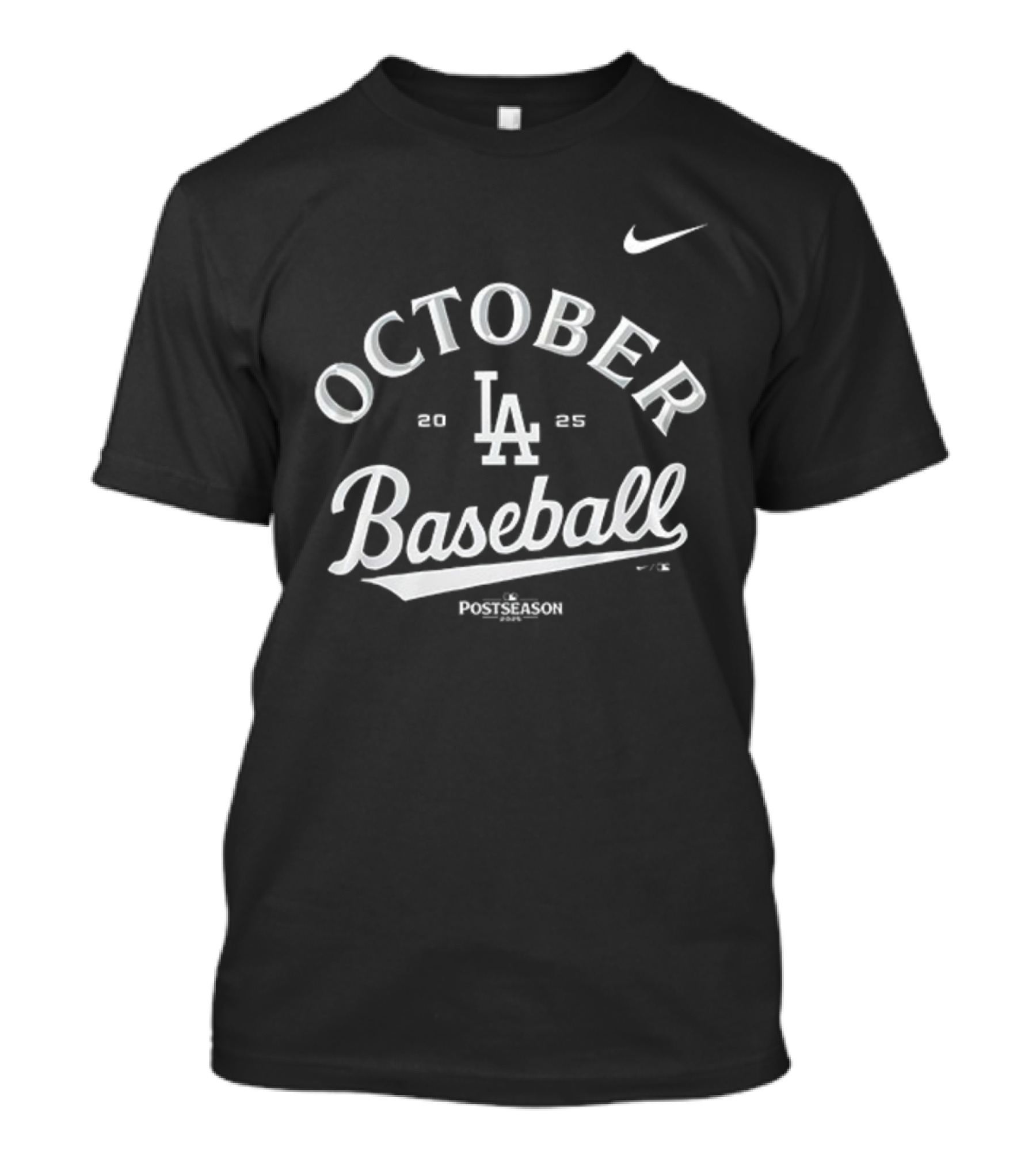 Los Angeles Dodgers October Baseball LA Nike T-Shirt