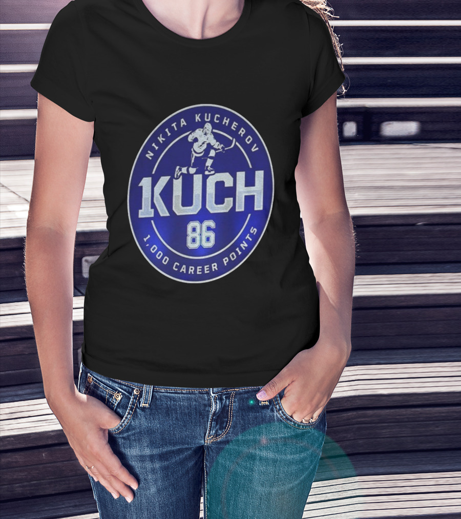 Nikita Kucherov KUCH 86 1000 Career Points T-Shirt