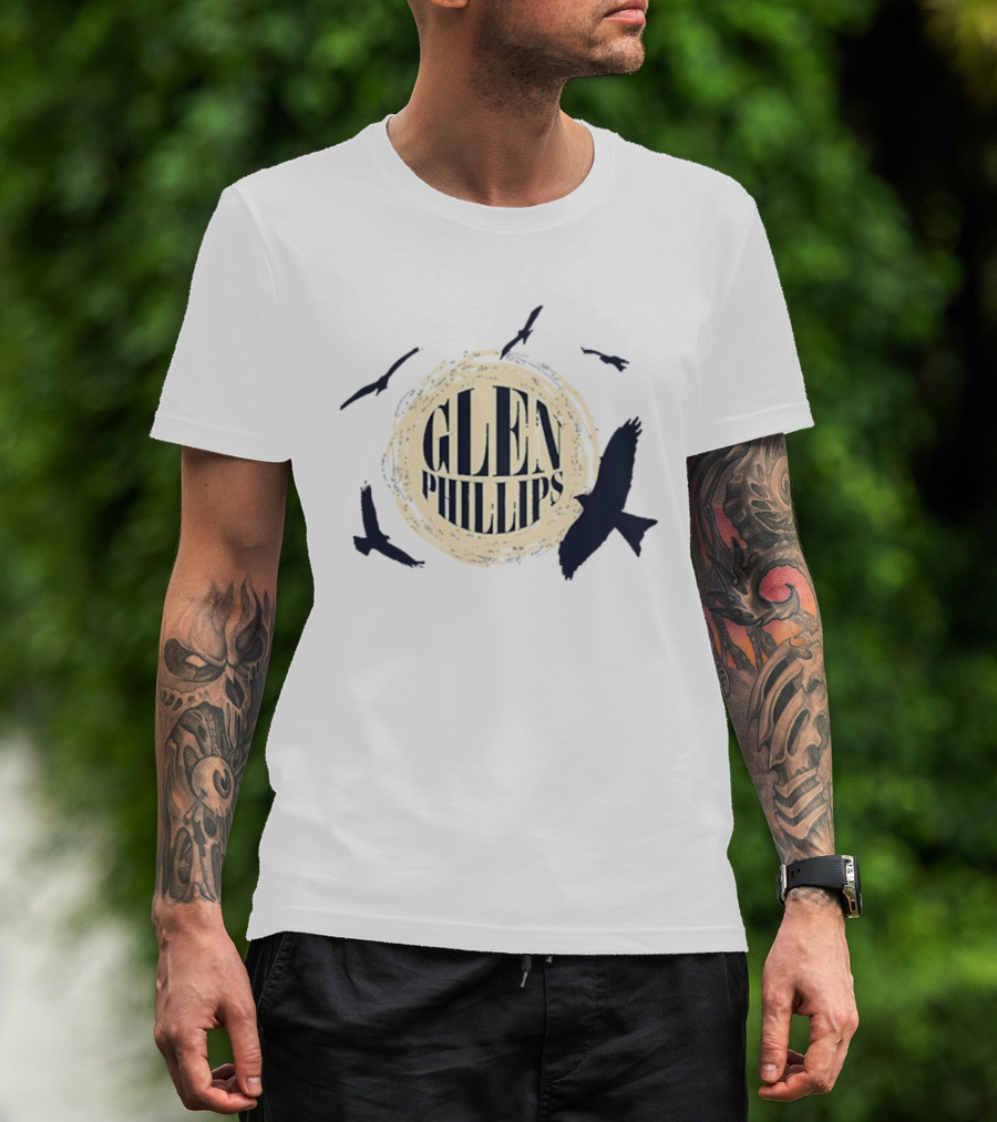Glen Phillips Birds Of Prey Soaring Silhouettes T-Shirt
