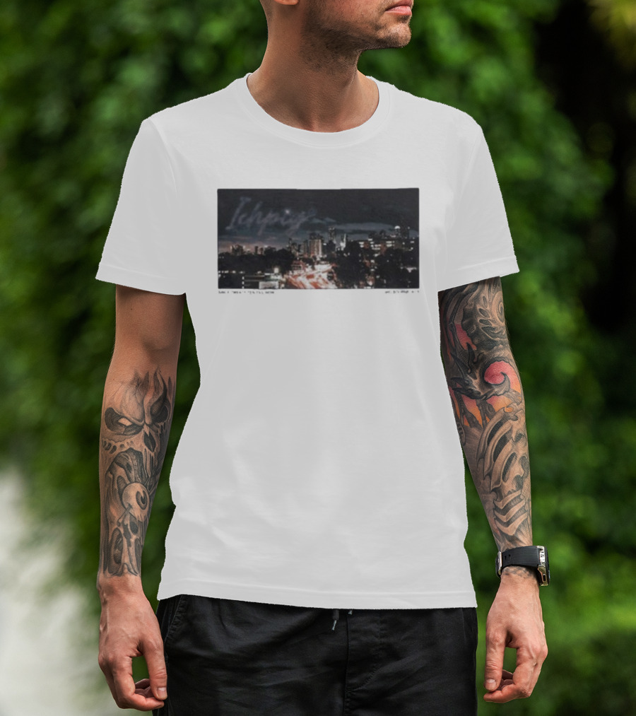 Ichpig Skyline Urban Night Cityscape T-Shirt