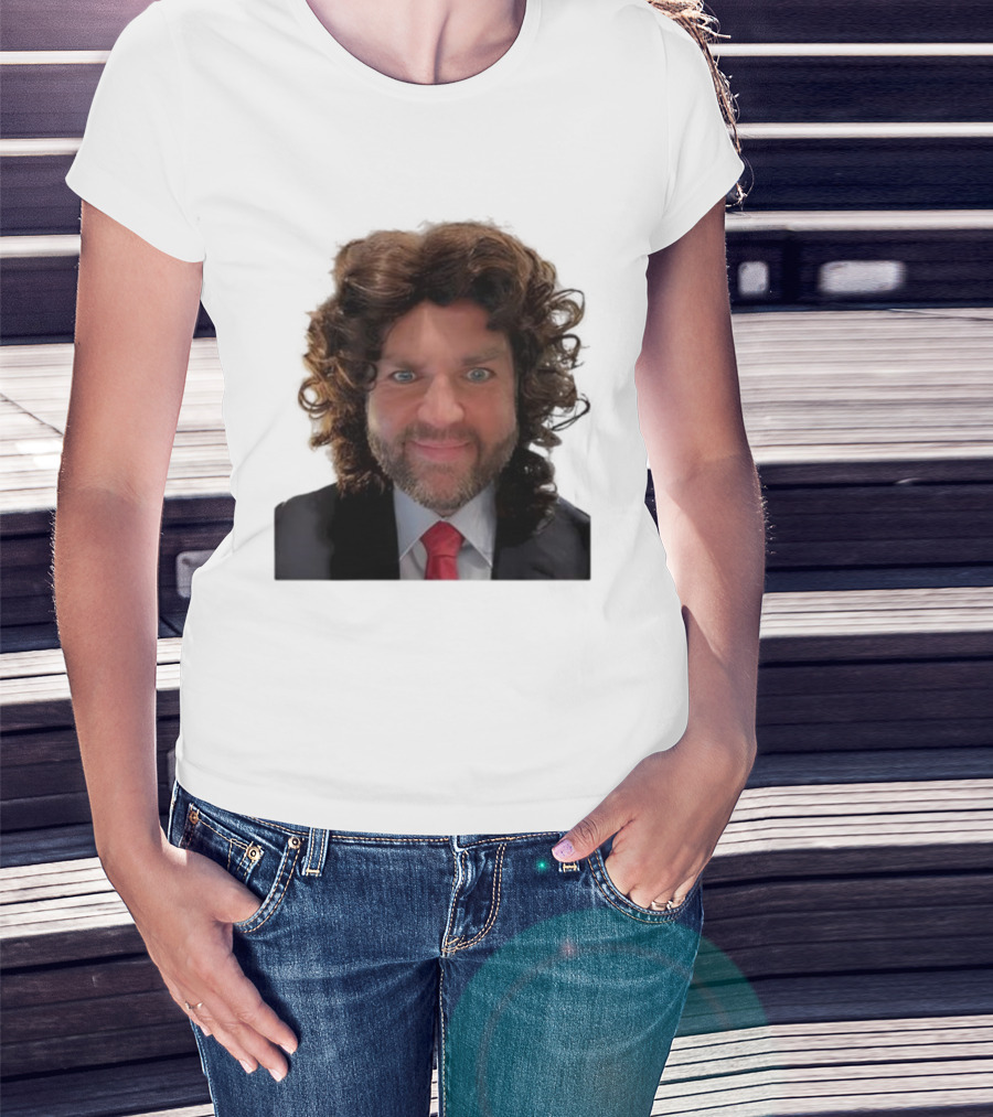 JD Vance Wavy Hair Humor Halloween T-Shirt