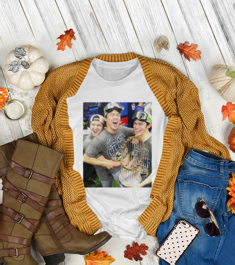 Los Angeles Dodgers World Series Champions 2025 Celebration Moment T-Shirt