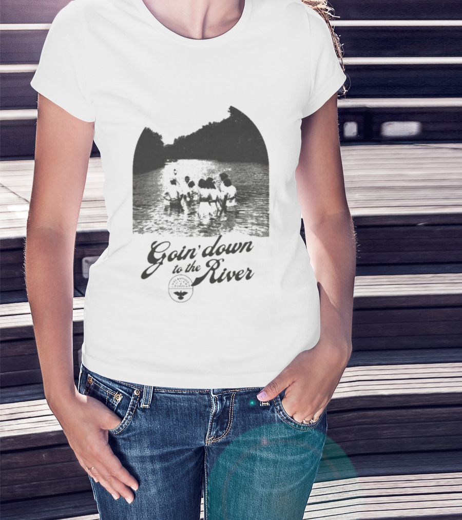 Goin' Down To The River Baptism Scene T-Shirt