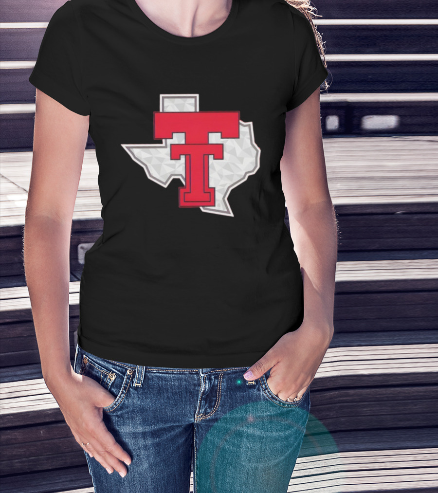 Texas Tech Red Raider Galvanized Pride State Emblem T-Shirt