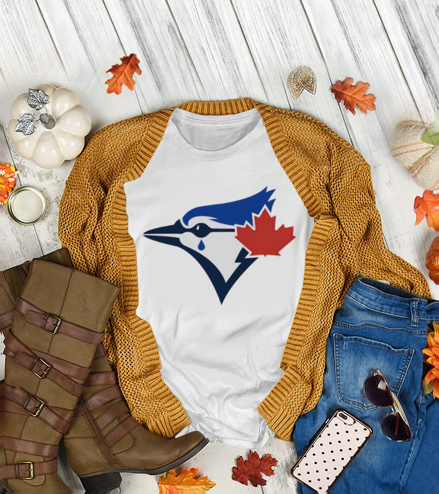 Toronto Blue Jays Maple Leaf Logo with Tear Drop T-Shirt