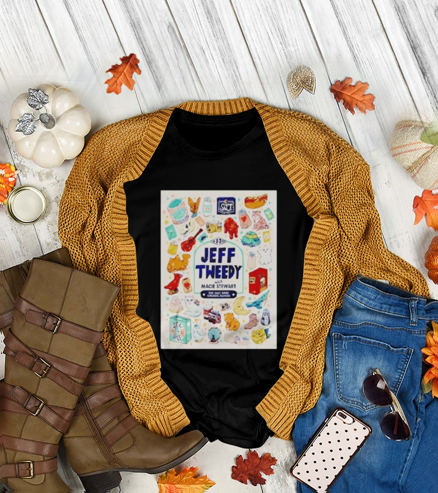 Jeff Tweedy with Macie Stewart The Salt Shed Chicago Illinois November 1 2025 Sea Salt Cats Boots Moon Pizza T-Shirt