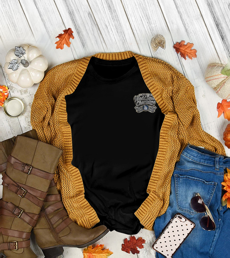 Back 2 Back World Series Champions 2024 2025 Los Angeles Dodgers T-Shirt