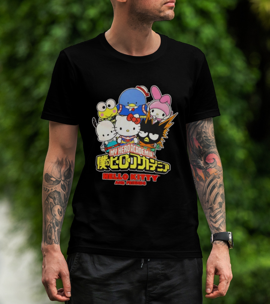 My Hero Academia Boku No Hiro Akademia Hello Kitty And Friends T-Shirt