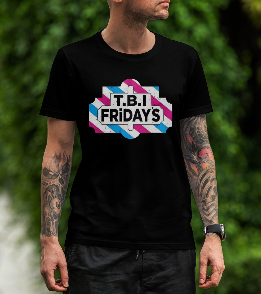 T.B.I Friday's Transgender Pride Flag T-Shirt