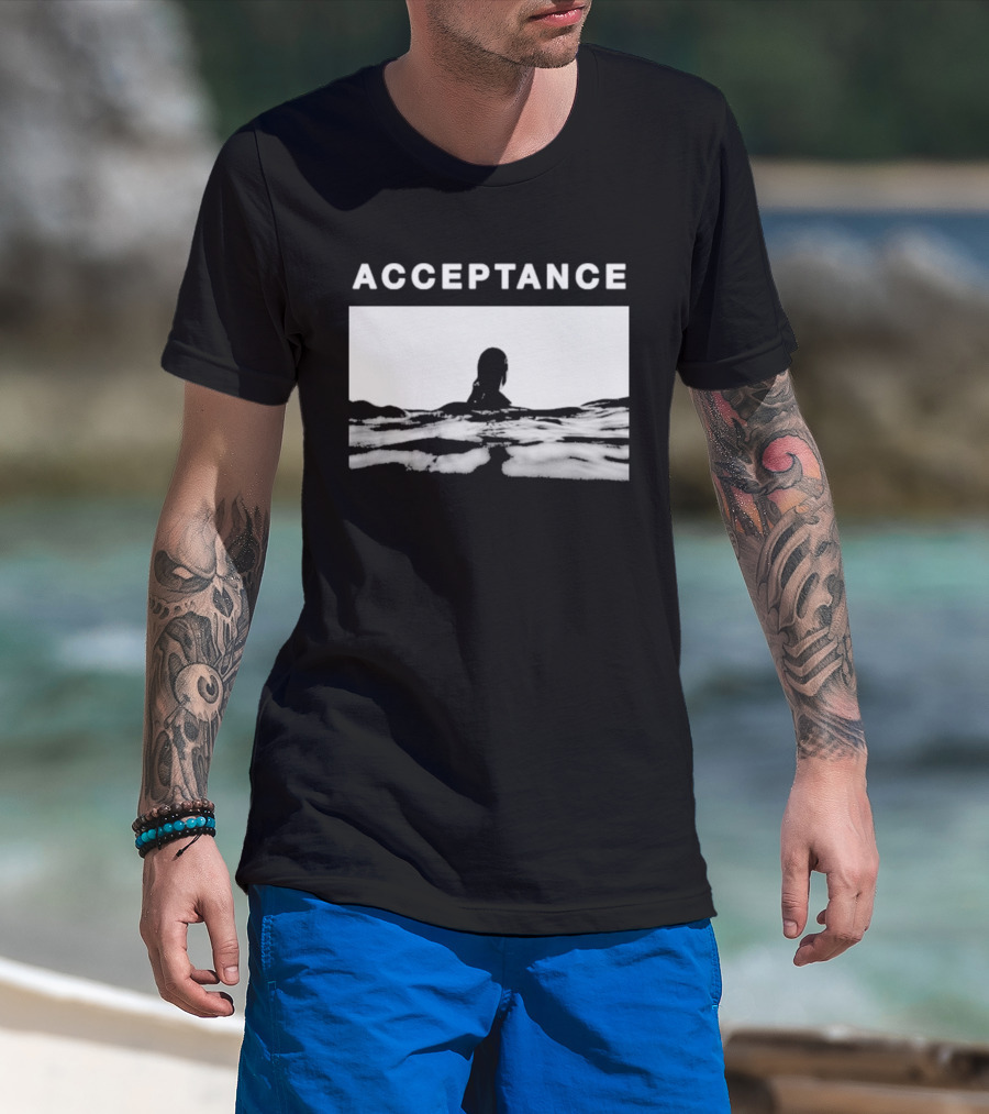 ACCEPTANCE Wild Free Ocean Silhouette T-Shirt