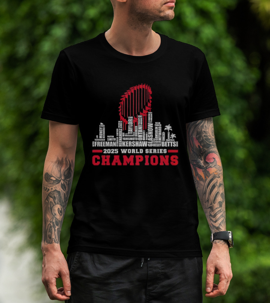 Philadelphia Phillies 2023 World Series Champions Skyline Celebration T-Shirt