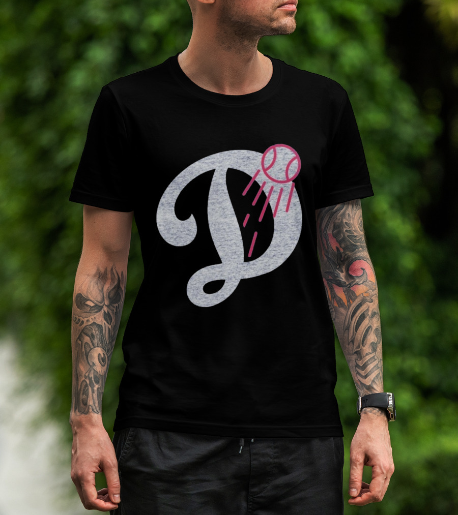 Los Angeles Dodgers Deceptor Baseball D Logo T-Shirt