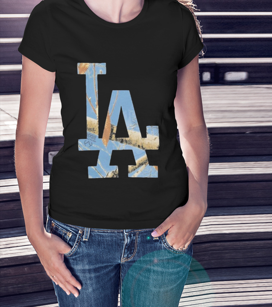Los Angeles Dodgers LA Realtree Edge Camouflage T-Shirt