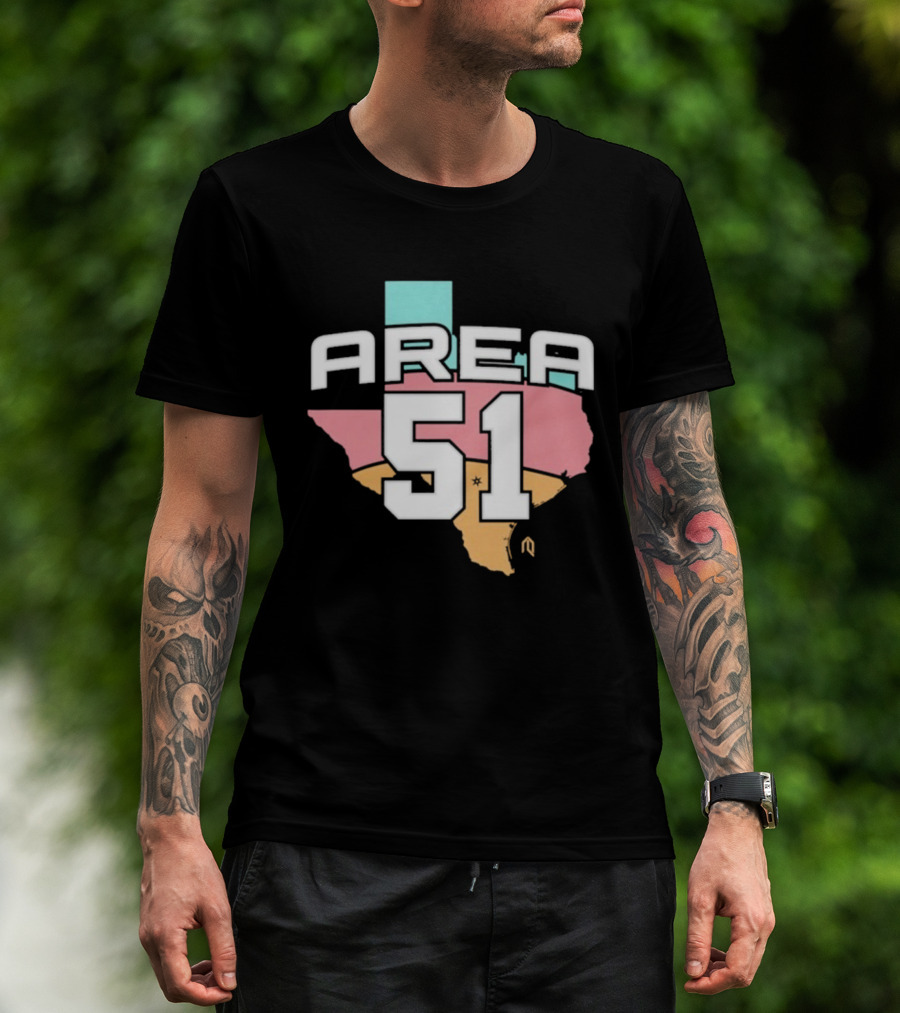 San Antonio Spurs Area 51 Texas Basketball Theme T-Shirt